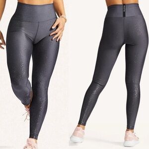 Peloton Show Up Sparkle Leggings Full Length Navy (Small)